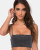 Image de Kozina Crop Top in Silver Glitter