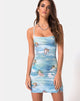 Image de la robe Kozue en velours Angel Sky Blue