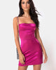 Image de la robe Kozue en satin Magenta