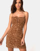 Image de Kumin Dress in Animal Flock Tan Brown