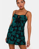 Image de Kumala Dress in Romantic Rose Flock Teal