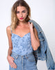 Image de Lanti Bodice in Sky Rose