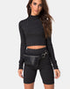Image de Lara Top in Pinstripe Black