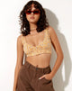 Image de Larico Crop Top in Flower Garden Yellow