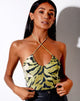 Image de Larisa Bodice in Tiger Full Khaki