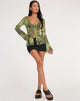 Image de Leony Cardi en Mesh Cheetah Green