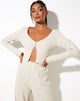 Image de Lesia Top in Rib Oatmeal