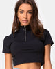 Image de Lesver Crop Top in Black