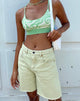Image de Motel X Barbara Kristoffersen Loose Fit Denim Short in Sage