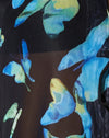 Papillon aquarelle noir