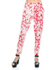 Image de Motel Logan Peg Leg Trouser in Xerox Daisy Red