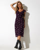 Image de Lona Maxi Dress in Plum Daisy Embro