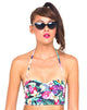 Image of Longline Bikini Top in Cottage Garden