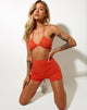 Image de Ruvi Crop Top in Rib Tangerine
