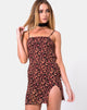 Image de la robe Lucine en léopard de la jungle