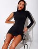 Image de Ludmilla Bodycon Dress in Polycrepe Black