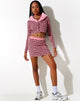 Image de la mini-jupe Riani en Wavey M Pink