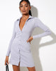 Image de la mini robe Luiza en côtes Lunar Rock