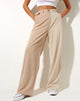 Image de l'Abba Trouser in Contrast Tan and Beige