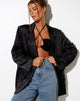 Image de Maiwa Blazer en noir satiné
