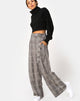 Image of Majustie Highwaist Trouser in Charles Check Grey