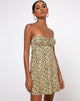 Image de Mala Slip Dress in Mini Bloom Yellow