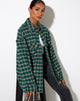 Image de la chemise Marcel à carreaux noir et vert