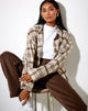 Image de Marcella Shirt in Check Light Tan