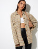 Image de Marcella Shirt in Check Brown Yellow Green