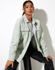 Image de Marcy Shirt in Corduroy Washed Blue