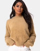 Image de Margo Jumper in Knit Taupe