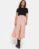 Image de Marni Midi Skirt in New Polka Nude