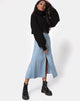 Image de Marni Midi Skirt in Skater Polka Blue