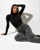 Image de Matri Top in Rib Black