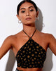 Image de Maudy Crop Top in Mini Astro Black