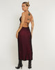 image de MAYRA DRESS BLACK MAGENTA LINING