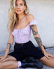 Image de Mazu Top in Ditsy Rose Lilac