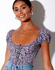 Image de Mazu Top in Lilac Blossom