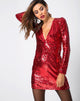 Image de Meli Fishcale en Sequin Ruby