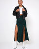 Image de Mica Maxi Skirt in 90s Zebra Forest Green