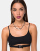 Image de Milipe Crop Top in Black Buckles