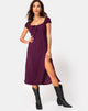 Image de Milla Dress in Skater Polka Wine