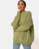 Image de Mody Jumper in Green Rib