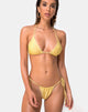 Image de Mone Bikini Top in Golden Glitter