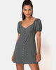 Image de Montero Mini Dress in Check it Out Green