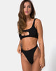 Image de Mozu Bikini Top in Rib Black