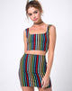 Image de la jupe Kimmy en P.E. Stripe