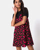 Image de Sanna Slip Dress in Red Bloom