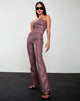 Image de Eara Corset Top en PU Purple