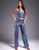 Image de Rutika Crop Top in Holographic Purple